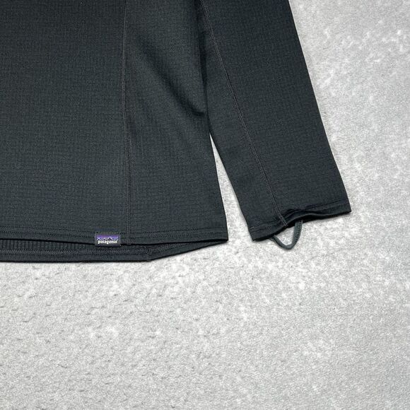 Patagonia 1/4 Zip Capilene Base Layer Pullover Jacket Midweight Women Small Blck - Picture 4 of 13